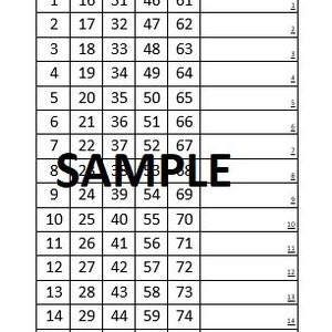 Bingokaarten| Linkshandig standaard en gemengd bingobord|15 lijnen 75 ballen| Aangepaste bordspellen