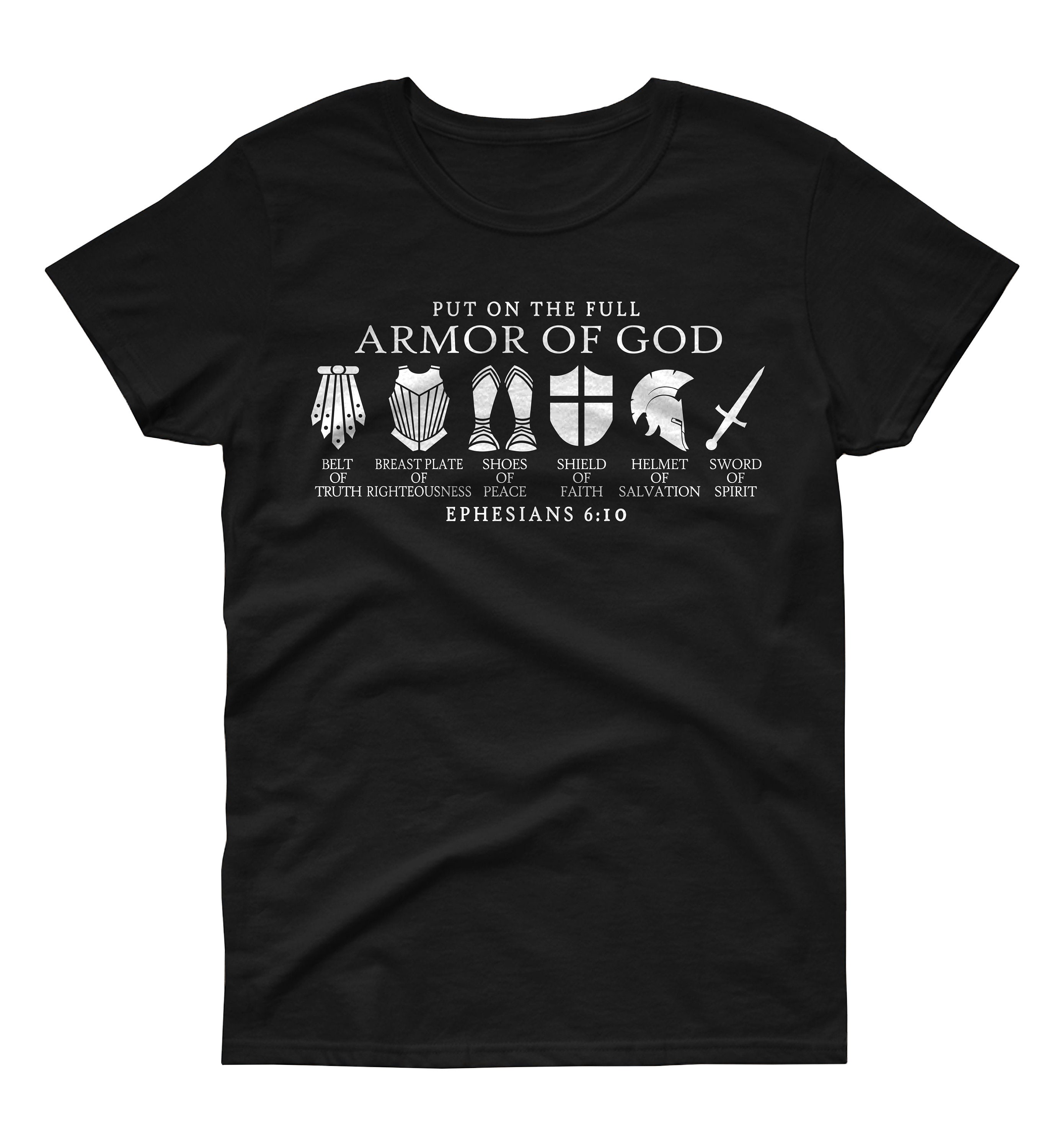 Full Armor of God Design T Shirt Christian Cricut and Etsy UK
