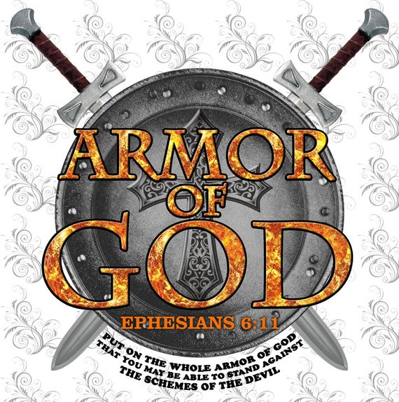 Armor of God Design T Shirt Christian Cricut and Silhouette Cameo File SVG  PNG and Sublimation - Etsy
