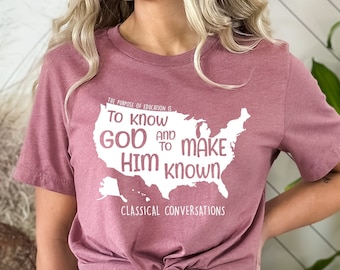 Classical Conversations USA T-Shirt: Homeschool Tutor Tee