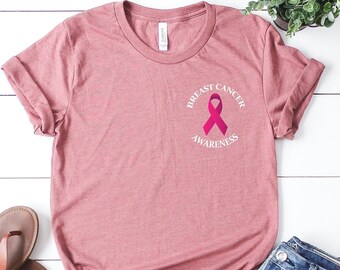 Breast Cancer Awareness T-Shirt: Personalized Team Support Tee