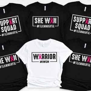 Breast Cancer Awareness Shirt: Support Squad Warrior Tee