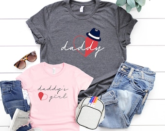 Daddy's Girl Shirt , Daddy script shirt, Gift for Father's Day, Unisex T Shirt , Father's Day Shirt