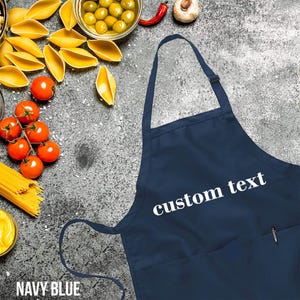 Custom Apron: Personalized Text, Chef Gift