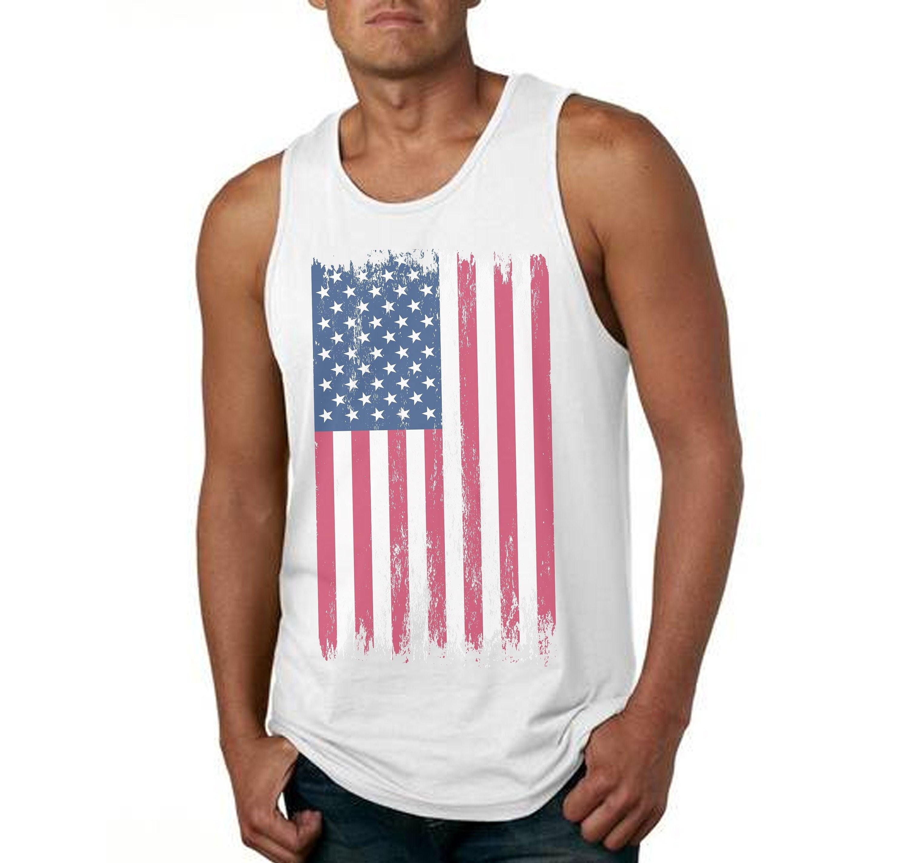 American Flag Tank Top - Etsy
