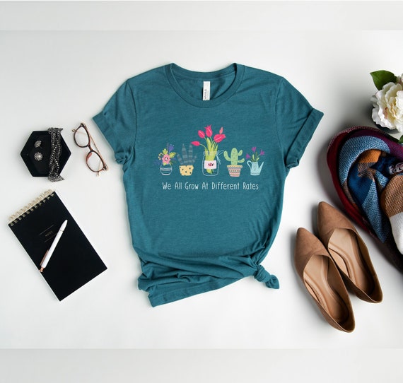 Floral Teacher T-Shirt: Special Education, Kindergarten, Elementary