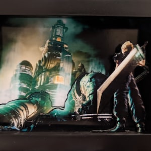 FFVII | Cloud | FFVII Remake Shadow box