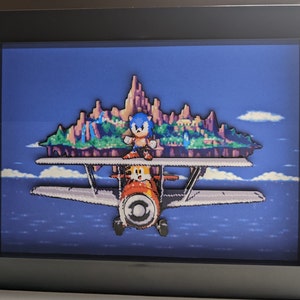 Sonic and Tails Shadow Box