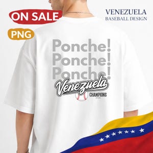 Venezuela Baseball PNG | Venezuela-Shirt-Design-Symbol | World Baseball Classic 2026 | WBC-Meister Venezuela | Baseball