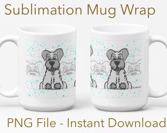 ミニチュア シュナウザー ステンドグラス 20 オンス スキニー