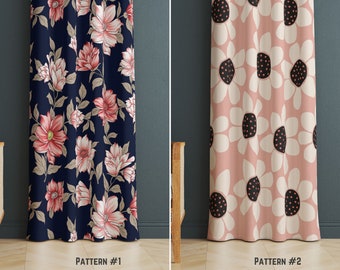 Tenda Floreale Giapponese Su Misura: Tessuto Con Fiori Di Ciliegio - Foto 10