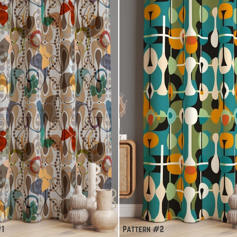 Bohemian Curtains - Etsy