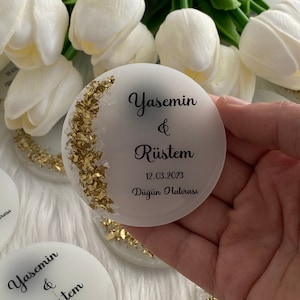 Hochzeitsmagnet, Hochzeitsbevorzugungen, Epoxid-Magnet, Verlobungs-Bevorzugungen, Epoxid-Magnet, Jahrestags-Bevorzugungen, islamischer Gastgeschenke-Magnet