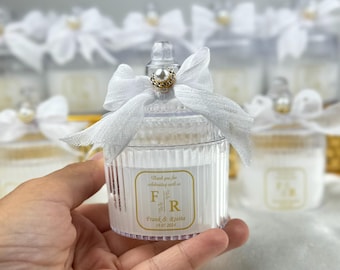 Personalized Wedding Candle Favors, Candle Favors, Wedding Souvenir for Guests, Thank You Favor, Bulk Wedding Favors, Bridal Shower Favor