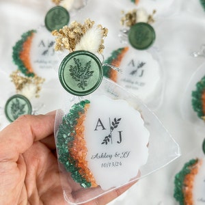 Personalisierter Massen-Epoxid-Hochzeits-Magnet mit Organza-Beutel, Frühlings-Hochzeits-Geschenk, Brautparty-Bevorzugungen, Gastgeschenke, Verlobungs-Bevorzugungen