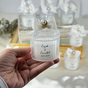 Personalized Wedding Candle Favors, Candle Favors, Wedding Souvenir for Guests, Thank You Favor, Bulk Wedding Favors, Bridal Shower Favor