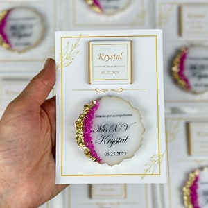 Hochzeit Geschenk, Epoxy Magnet und Schokolade Set, Geschenk Magnet, Hochzeitsgeschenk, Verlobungsgeschenk, Babypartygeschenk, Geburtstagsgeschenke, Islamisches Geschenk