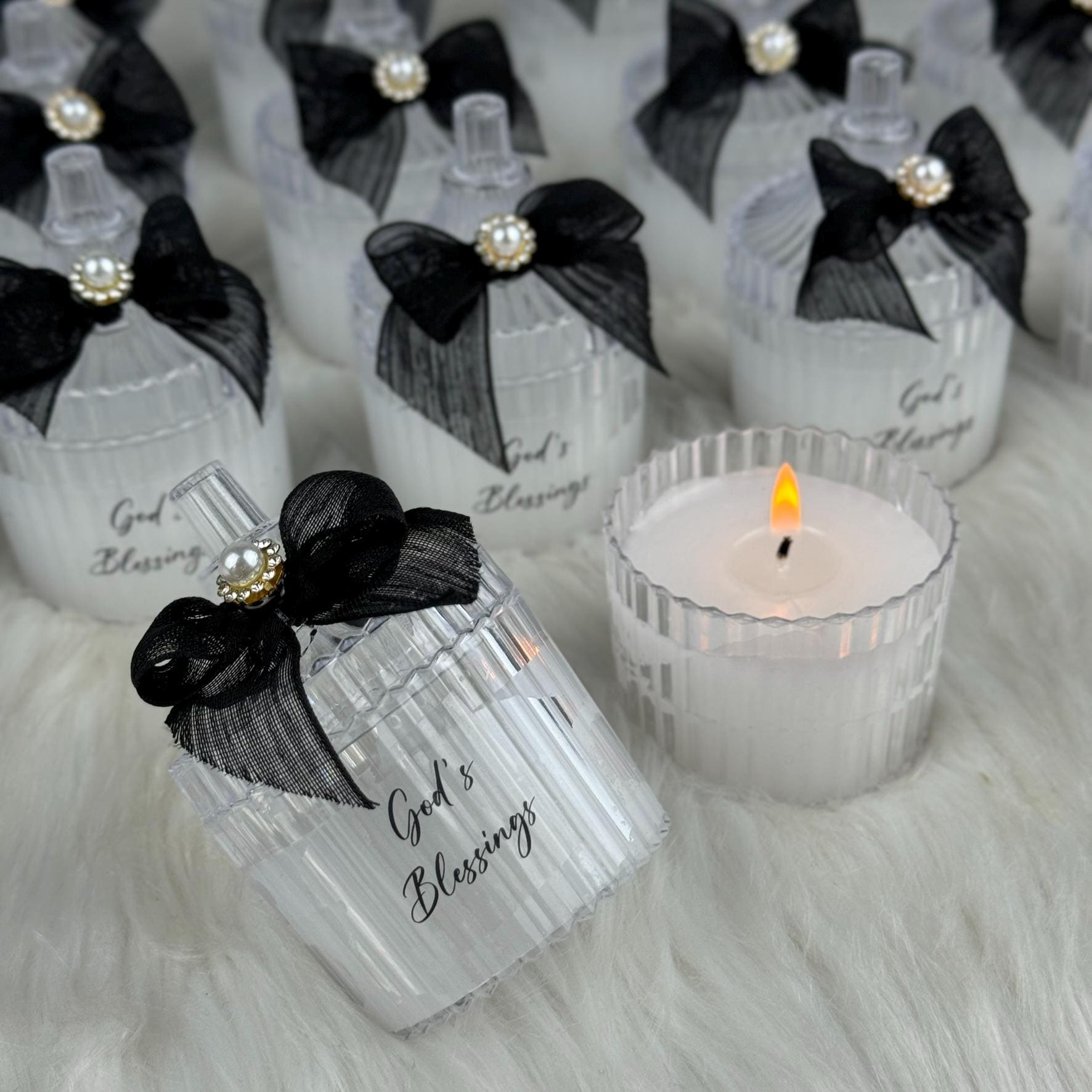Personalized Wedding Candle Favors