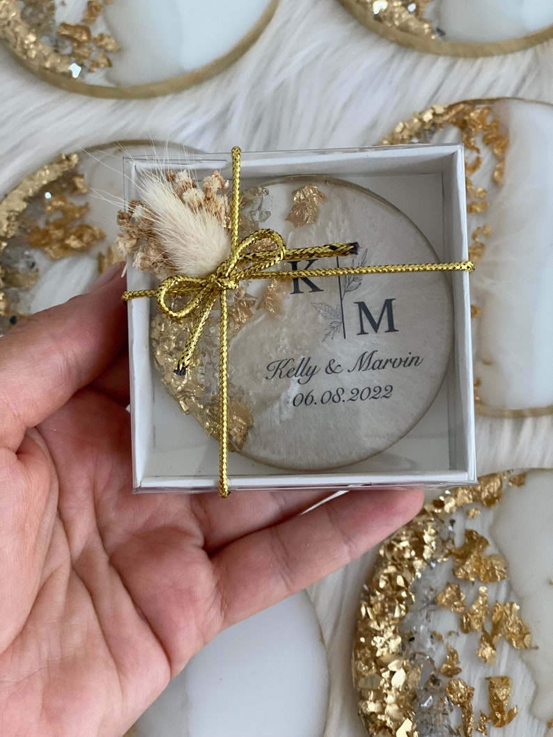 Wedding Favor Epoxy Boxed Epoxy Wedding Gift Etsy