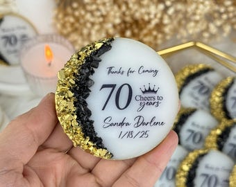 Personalized 70th Birthday Adult Party Magnet, 40th,50th,60th,80th,90th,100th Birthday Party Favors, Adult Birthday Party Decorations