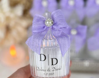 Personalisierte Hochzeitskerzenbevorzugungen, Kerzenbevorzugungen, Hochzeitsandenken für Gäste, Dankeschön, Massenhochzeitsbevorzugung, Brautpartybevorzugung