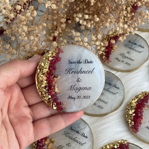 Hochzeits-Magnet, Hochzeit Gastgeschenke, Epoxid-Magnet, Verlobung Gastgeschenke, Epoxid-Magnet, Jahrestag Gastgeschenke, İslamic Gastgeschenk Magnet