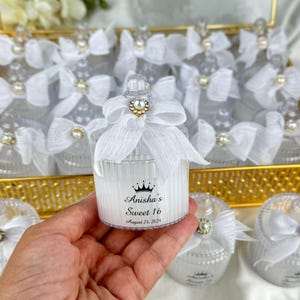 Lembrança Quinceanera para convidados, lembrancinhas de casamento personalizadas, lembrancinhas de vela, lembrancinha de agradecimento, 16 doces presentes de aniversário, lembrancinha de chá de panela