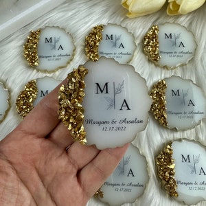 Wedding Magnet, Wedding Favors, Epoxy Magnet, Engagement Favors,Epoxy Magnet, Anniversary Favors, islamic Favors Magnet