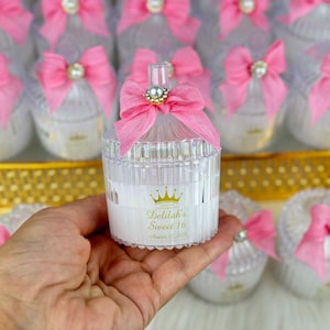 Sweet 16 Birthday Gifts,Quinceanera Souvenir for Guests,Personalized Wedding Candle Favors,Candle Favors,Thank You Favor,Bridal Shower Favor