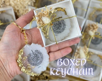 Islamic Keychain Gift, Islamic Wedding Favor, Epoxy Keychain, Engagement Favor, Anniversary Favor, Wedding Gift For Guests, Henna Night Gift