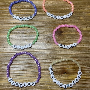 TSITP Beaded Bracelet: Cousins Beach Pastel Jewelry