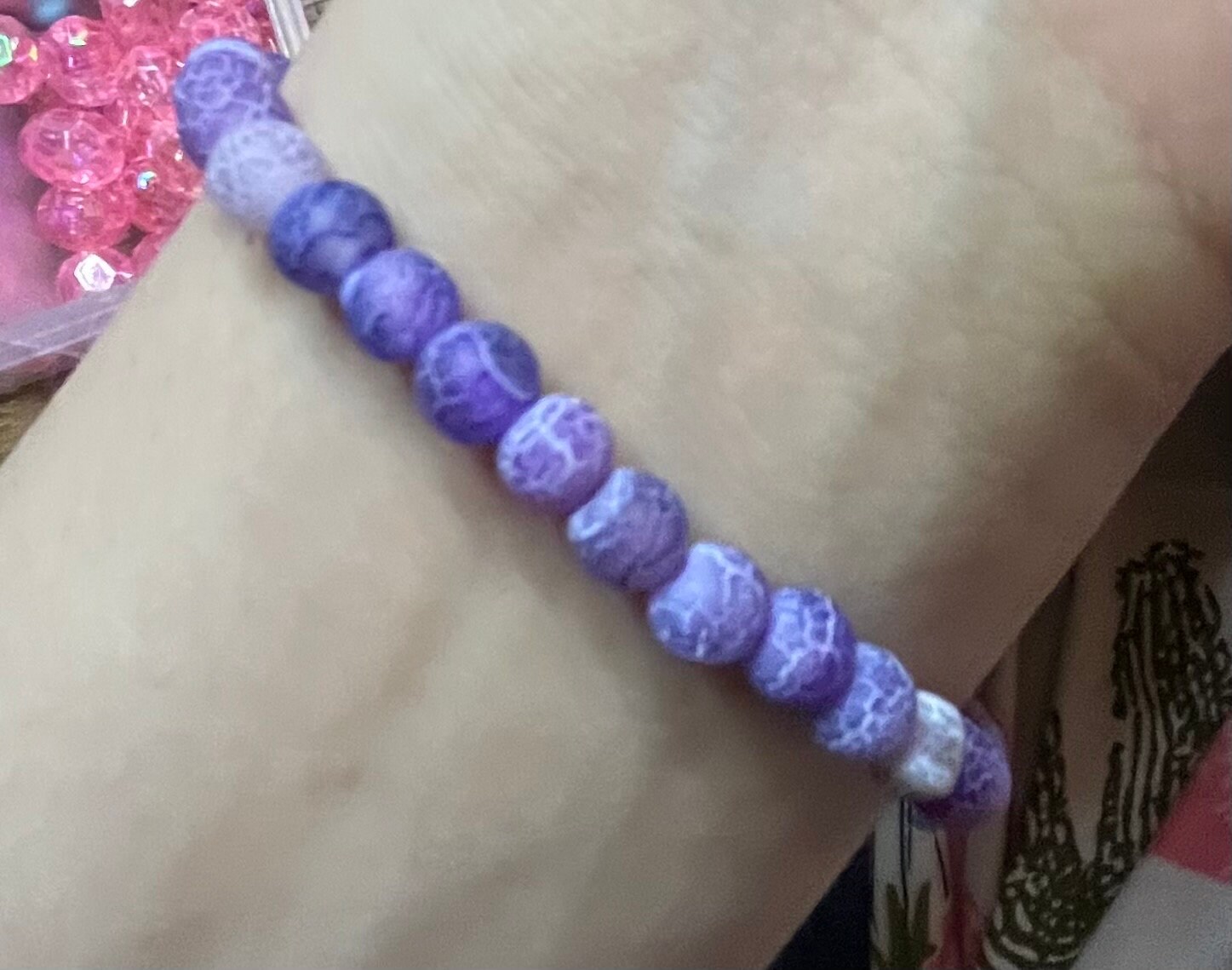 ブレスレット BLACKPURPLE Smiley Stone Chain Bracelet BMH1332 il_fullxfull.5498507906_pmux.jpg