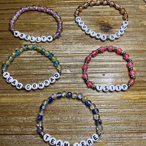 TSITP Beaded Friendship Bracelet: Team Conrad vs Jeremiah