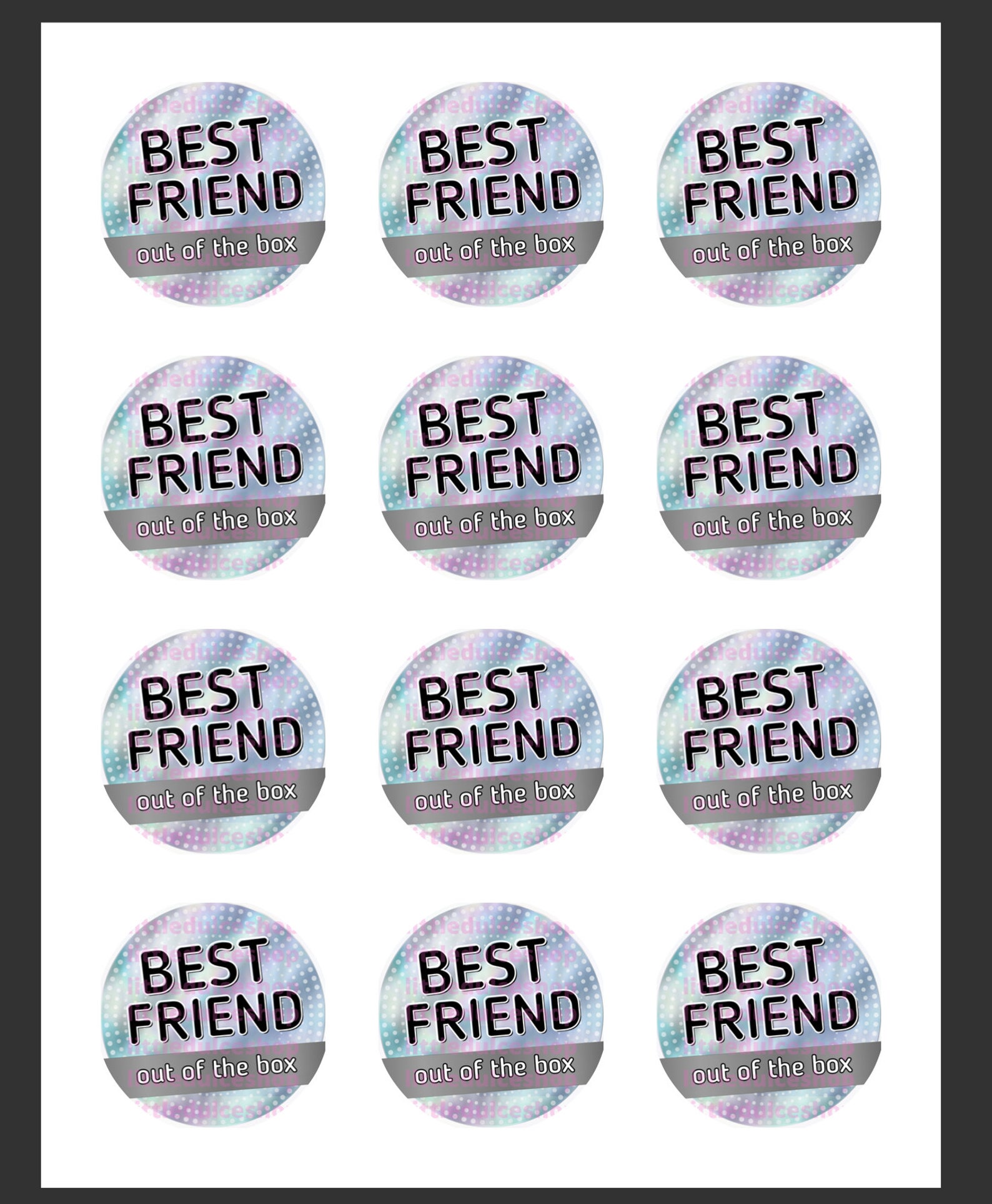 Ron's Gone Wrong Best Friend Out of the Box Digital Download Sticker Etsy