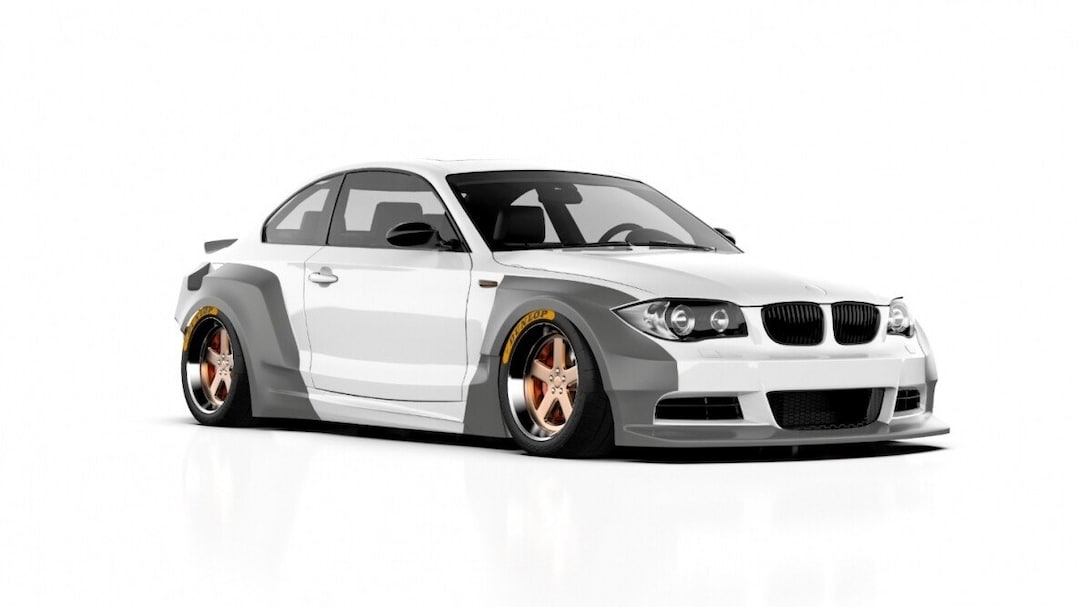  Verifique el rendimiento del kit de fuselaje ancho Trackmad BMW Serie E8
