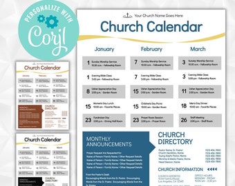 Church Calendar - Etsy