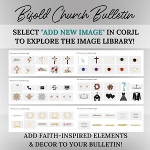 CORJL Church Bulletin Template | Edit in Corjl | 3 Design Styles | 2 ...