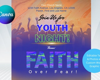 Youth Church Flyer | Canva Template