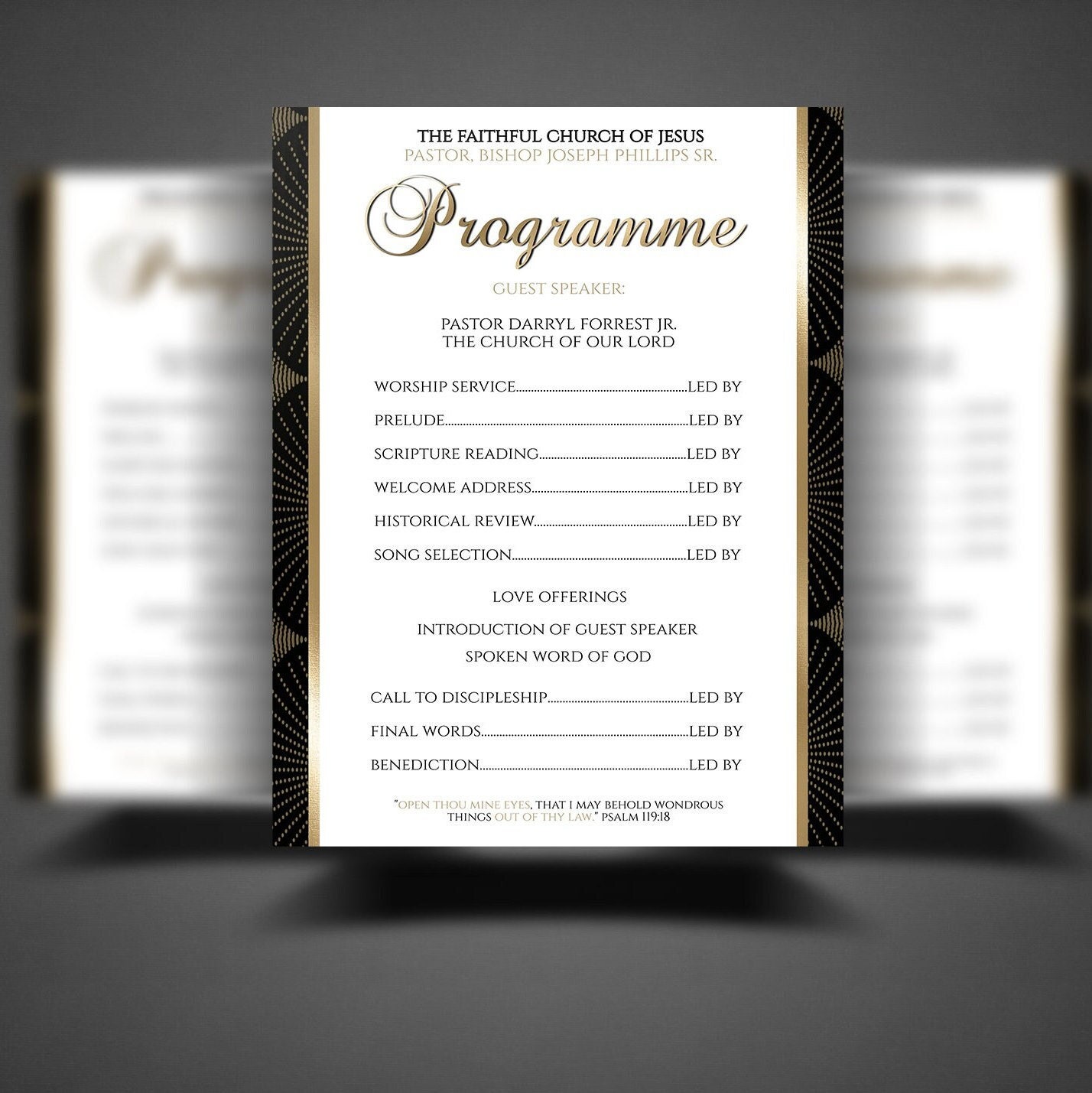 corjl-church-anniversary-flyer-and-program-black-gold-editable-8-5x11-8-5x5-5-2-sizes-1-sheet-printable-front-and-back-etsy for Free Printable Church Anniversary Program Template CORJL Church Anniversary Flyer and Program - Black Gold | Editable | 8.5x11 & 8.5x5.5 - 2 Sizes | 1 Sheet Printable (front and Back) - Etsy for Free Printable Church Anniversary Program Template