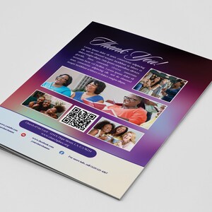 Womens Conference Program Template | True Revive Beauty / Peach Floral Booklet (Canva) immagine 8