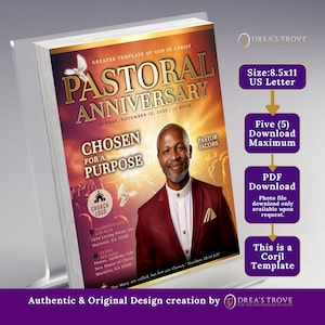 CORJL Church Flyer | Editable Text and Photo Template in Corjl | Size: 8.5x11 | Annual Conference