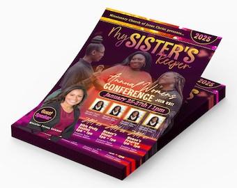 Womens Event Flyer | Womens Social Retreat | Womens Conference Flyer | Womens Empowerment | Youth Flyer Convention | Worship Night Flyer