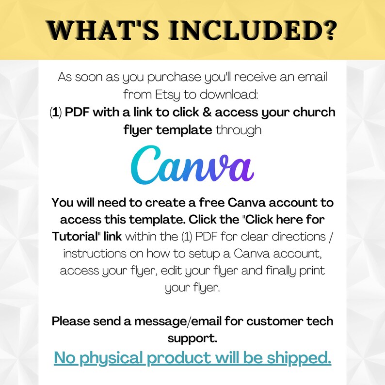 Church Conference Flyer Social Media Invitation Email or Etsy