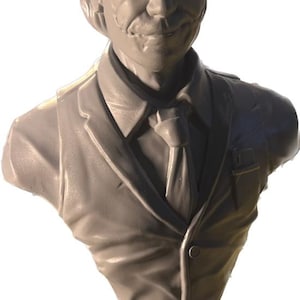 Joker Bust 3D printed