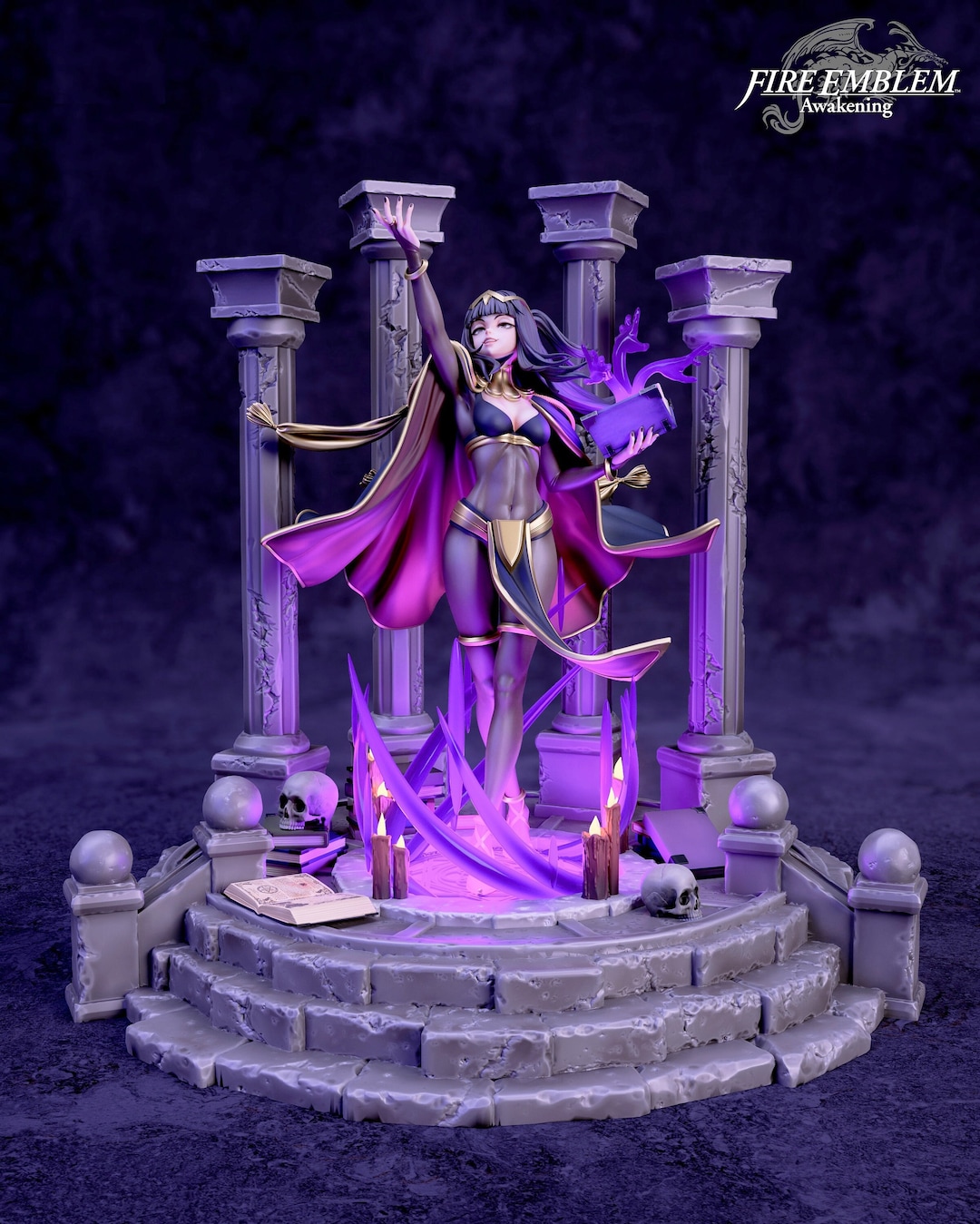 Fire Emblem Girl STL File 3D Printing Digital STL File Game Character fire-emblem-girl-stl-file-3d-printing-digital-stl-file-game-character