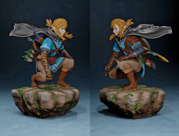 STL file Link Zelda: Tears of the Kingdom - TOTK - Premium statue for 3d  printing 🔗・3D print model to download・Cults