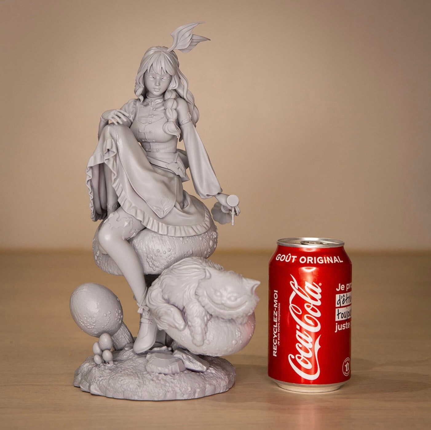 Alice in the Wonderland Girl STL File 3D Printing Digital STL Etsy