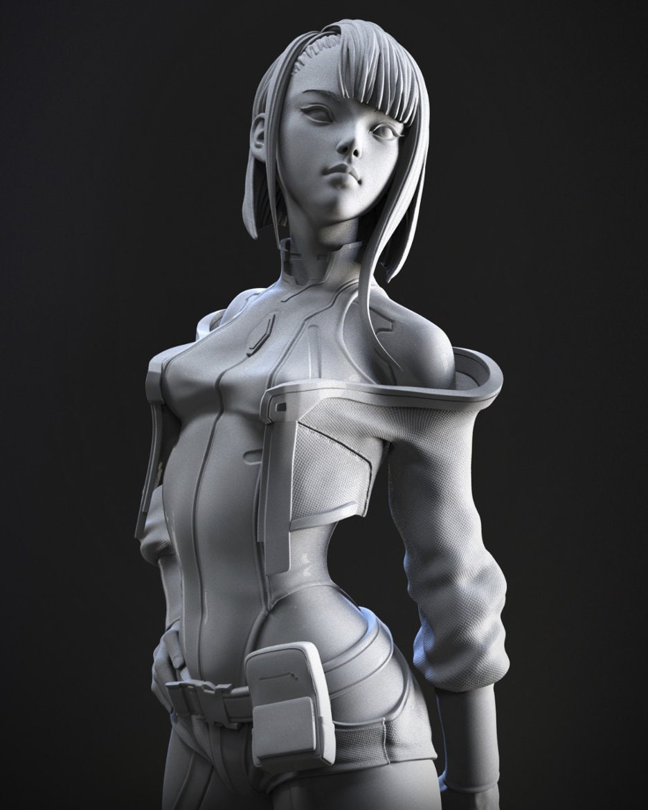 3D file LUCY CYBERPUNK EDGERUNNERS 2077 ANIME GIRL CHARACTER 3D PRINT 👧・3D  printable design to download・Cults