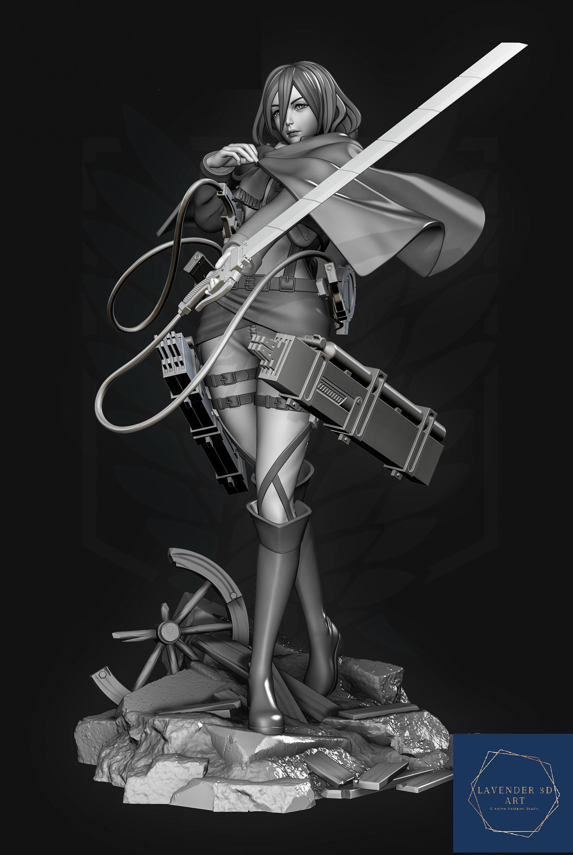 D-art twitter mikasa
