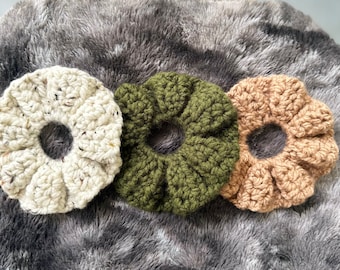 Handmade Crocheted Scrunchie